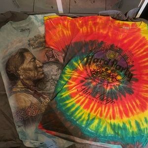 Vintage tye-dyed  shirts bundle